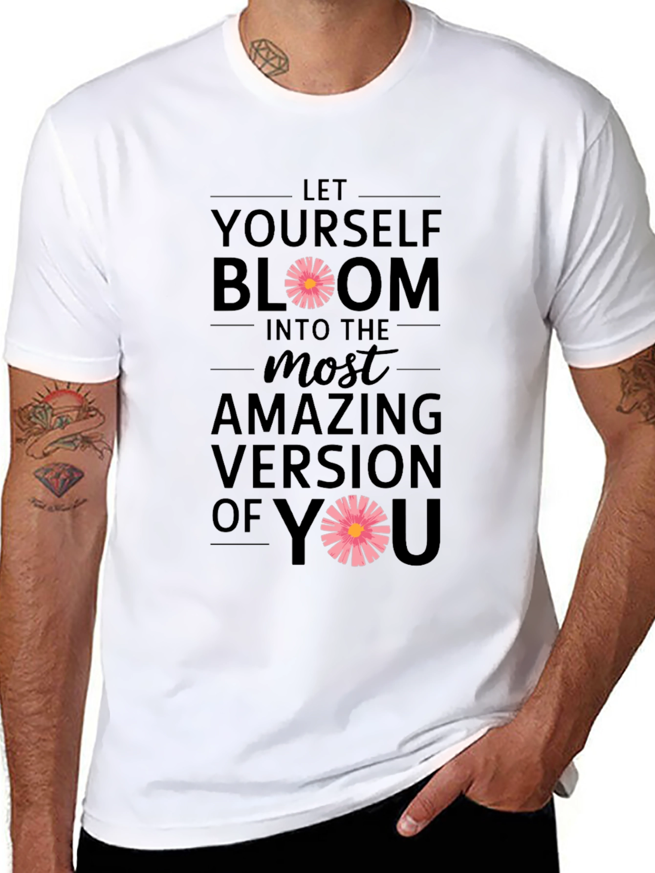 Bloom Version of You Graphic Tee - Black