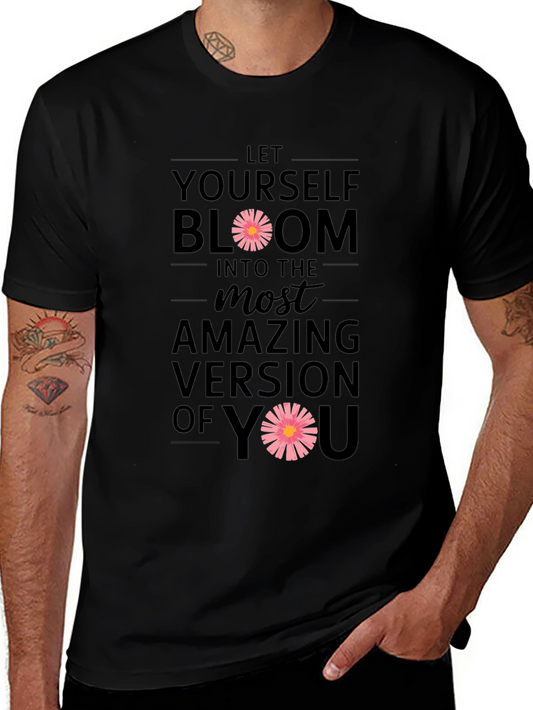 Bloom Version of You Graphic Tee - Black