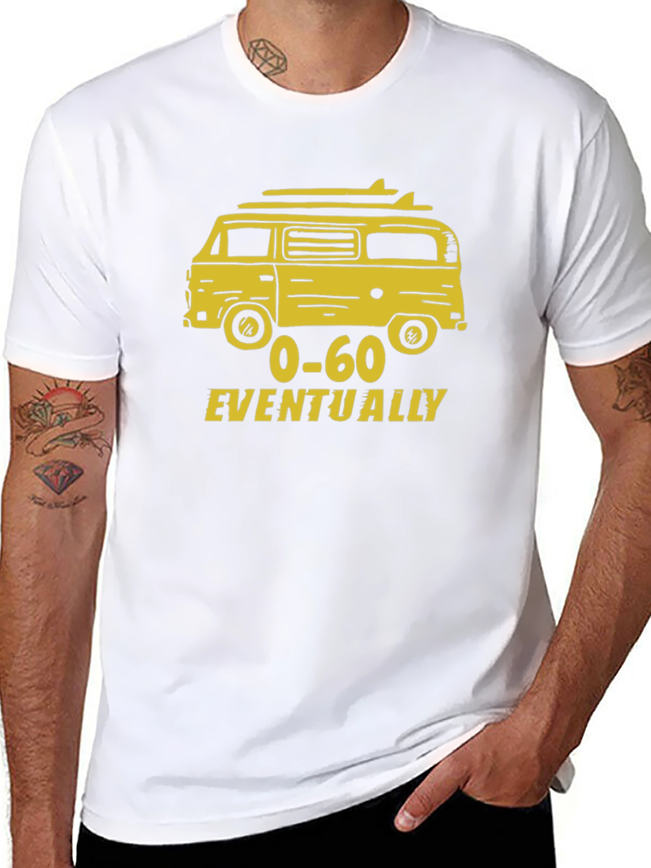 Retro Van T-Shirt - 0-60 Eventually