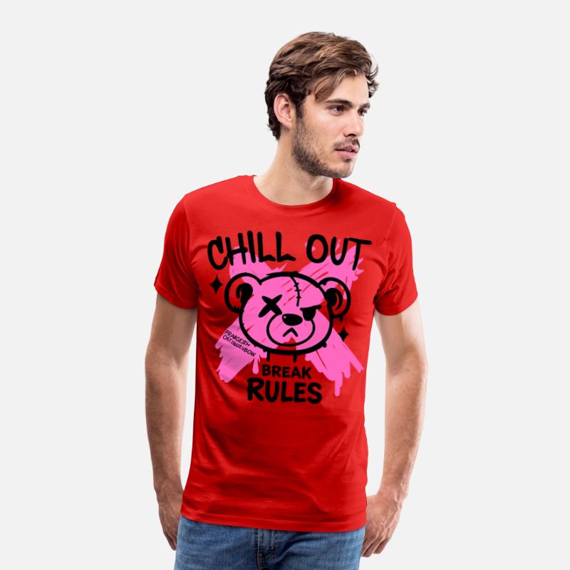 Pink Zombie bear Art for Alternative Fans