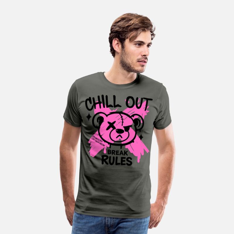Pink Zombie bear Art for Alternative Fans