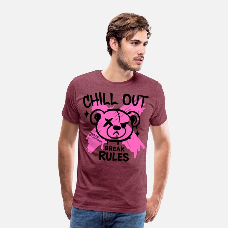 Pink Zombie bear Art for Alternative Fans