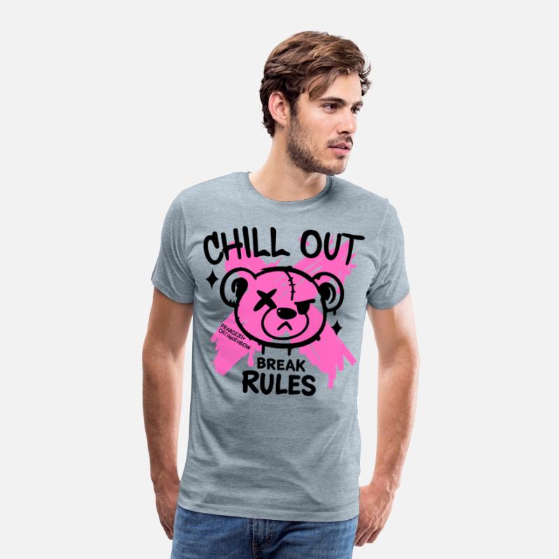 Pink Zombie bear Art for Alternative Fans