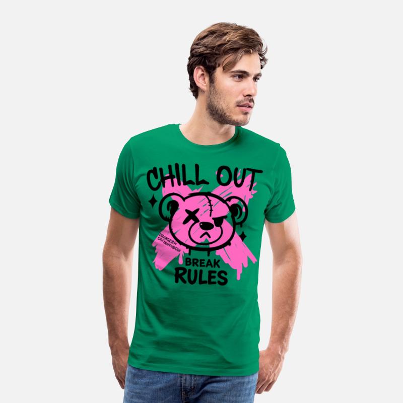 Pink Zombie bear Art for Alternative Fans