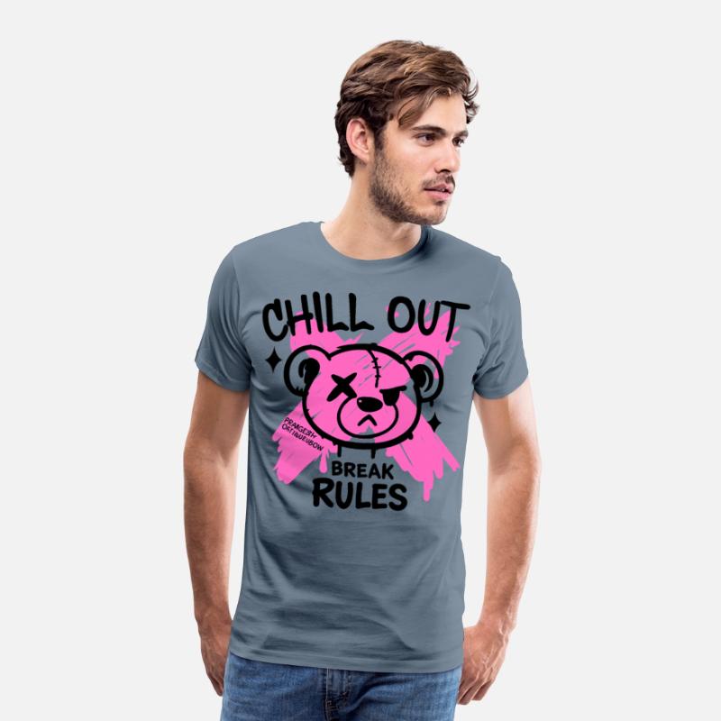 Pink Zombie bear Art for Alternative Fans