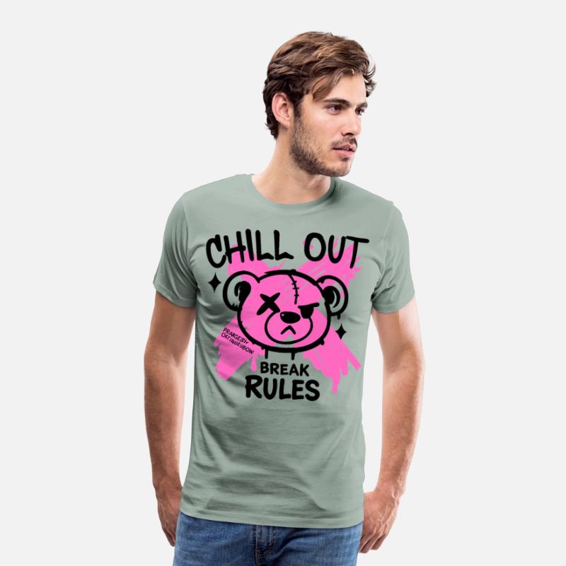 Pink Zombie bear Art for Alternative Fans