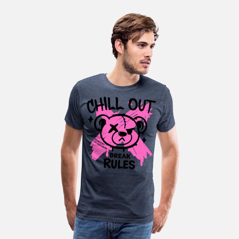 Pink Zombie bear Art for Alternative Fans