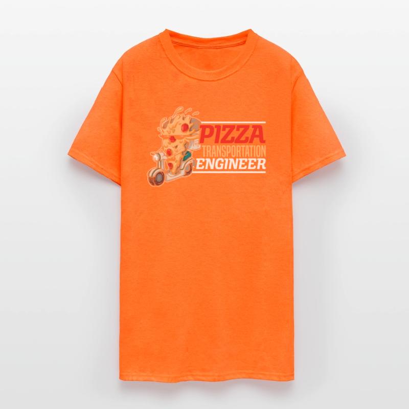 Pizza Transportation Engineer Food Delivery Guy
