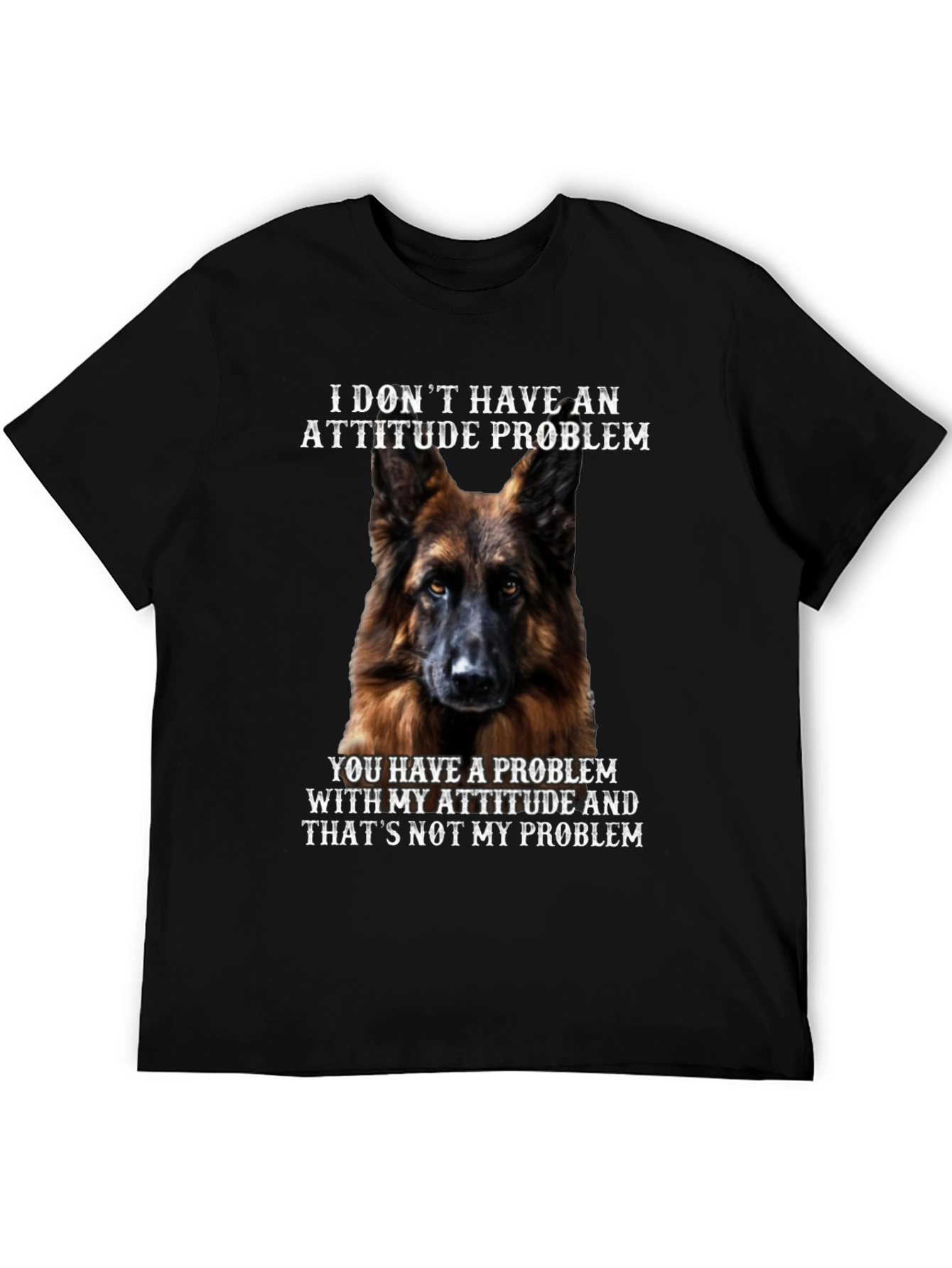 Dog Attitude Problem Graphic Tee