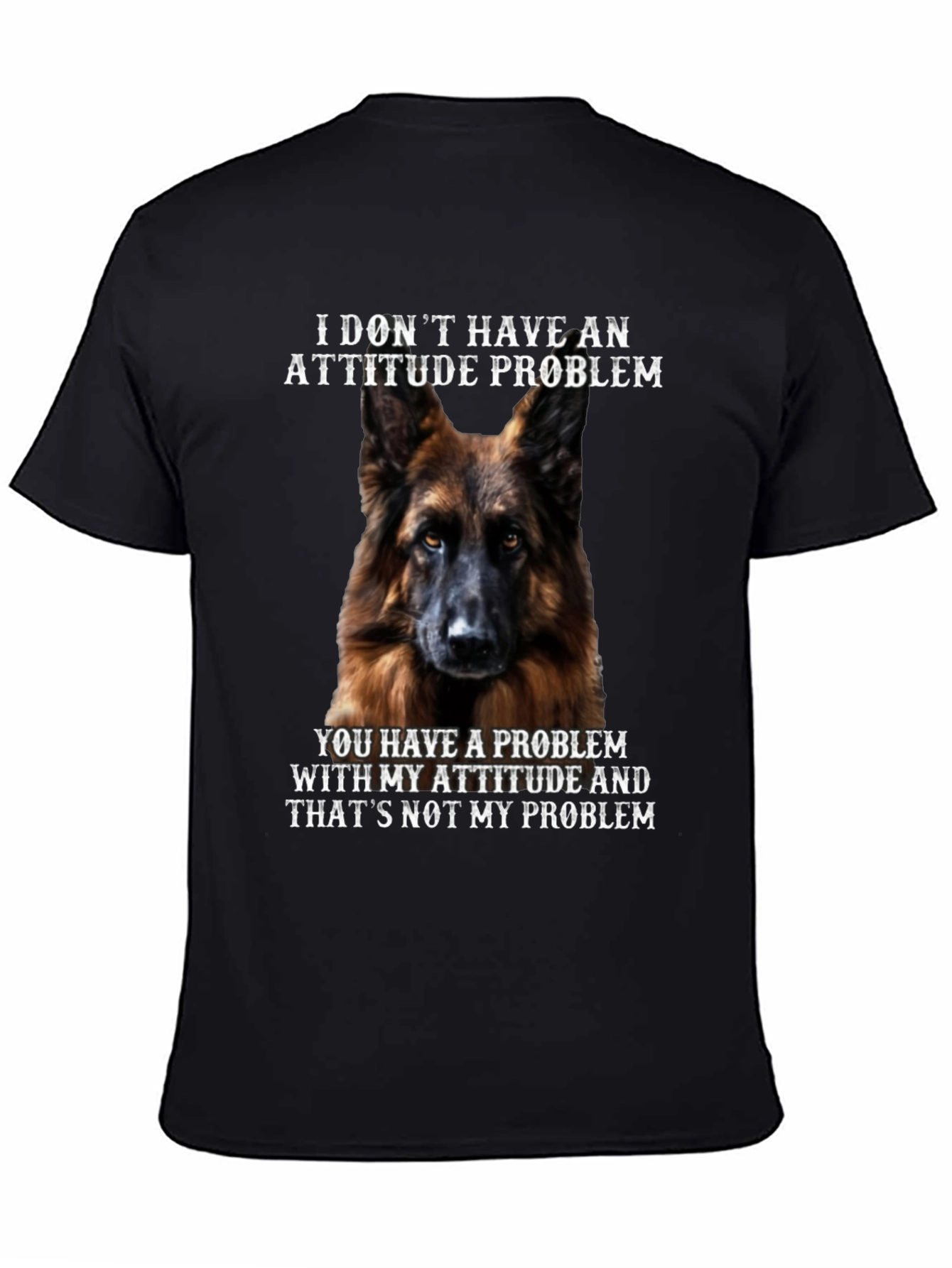 Dog Attitude Problem Graphic Tee