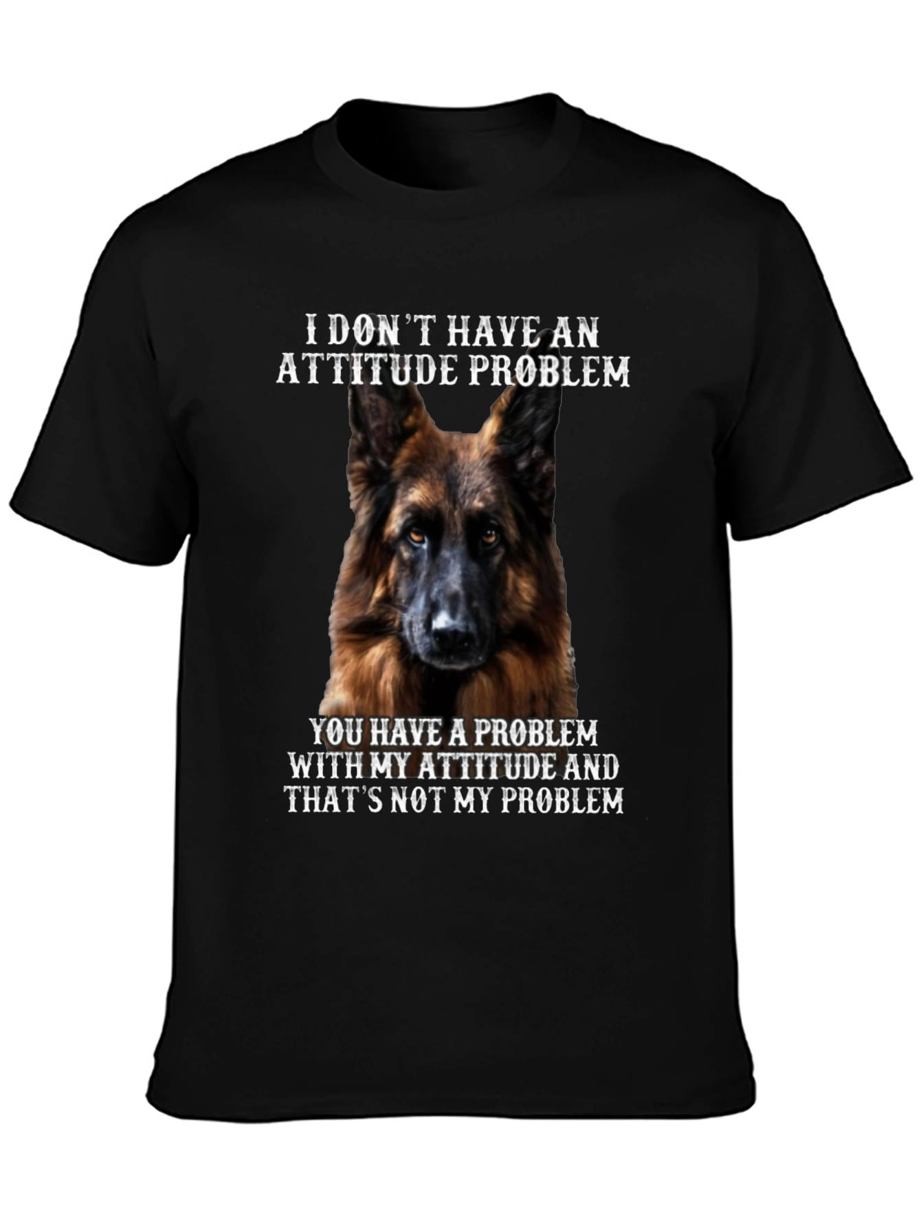 Dog Attitude Problem Graphic Tee