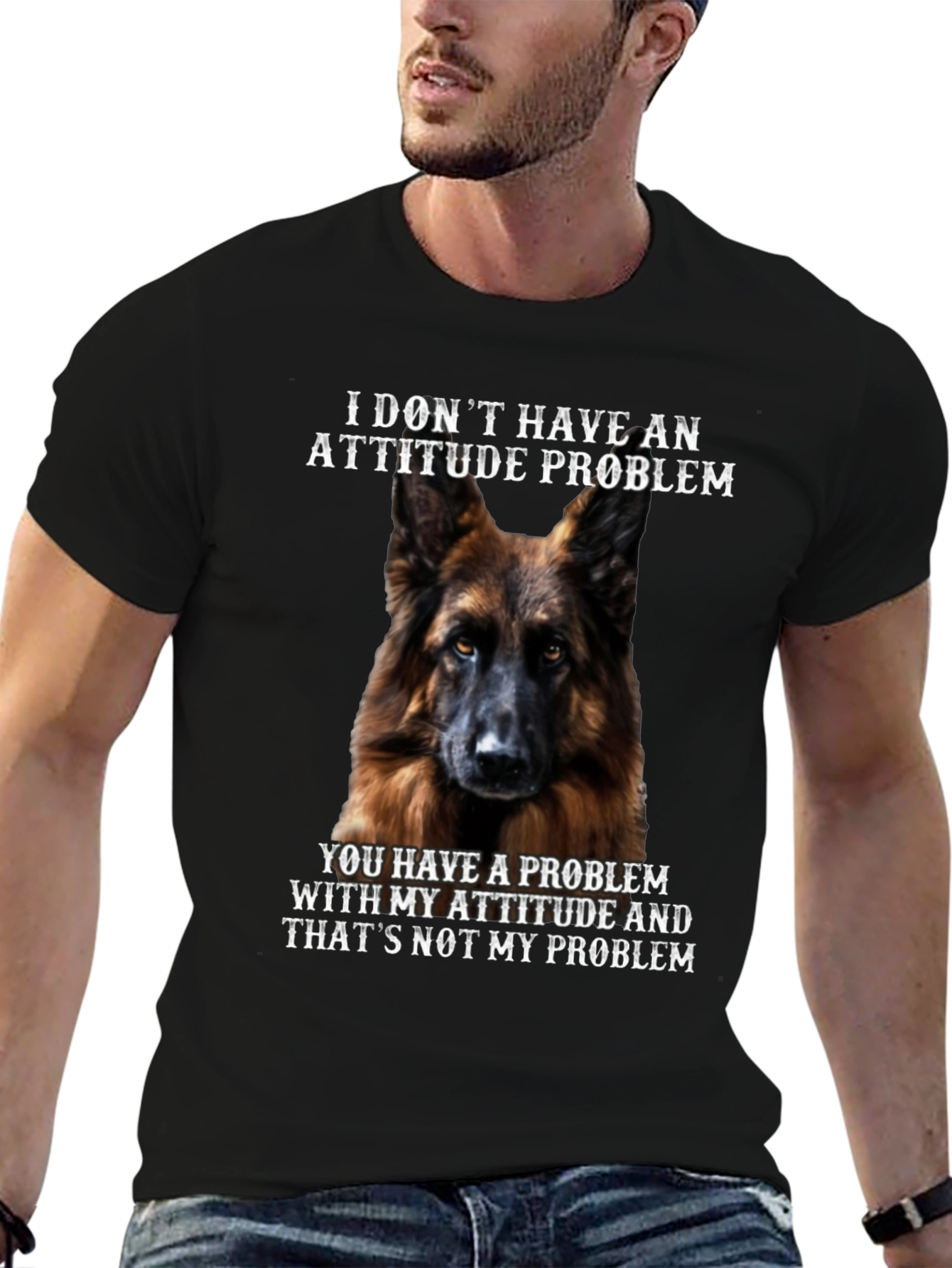 Dog Attitude Problem Graphic Tee