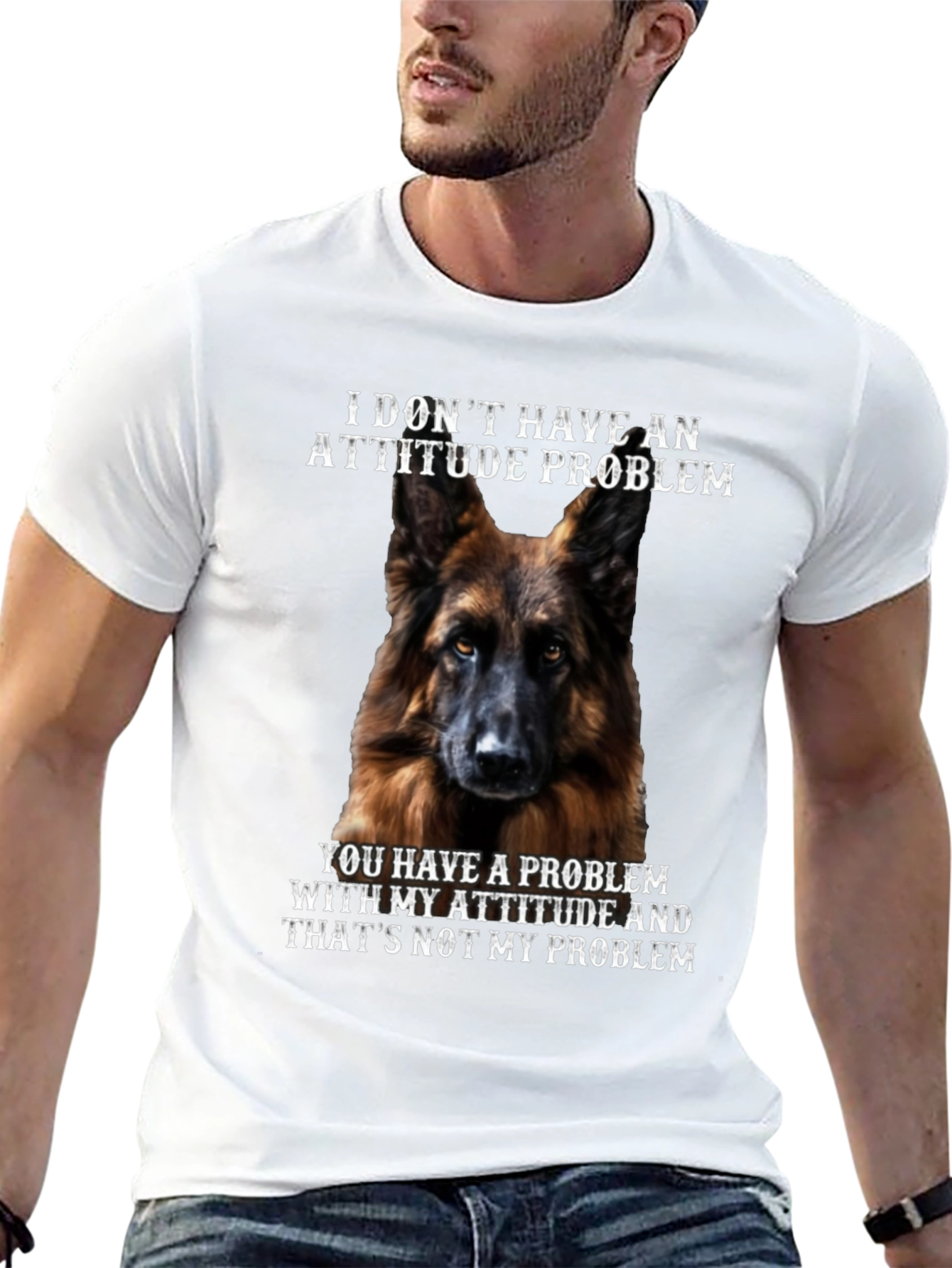 Dog Attitude Problem Graphic Tee