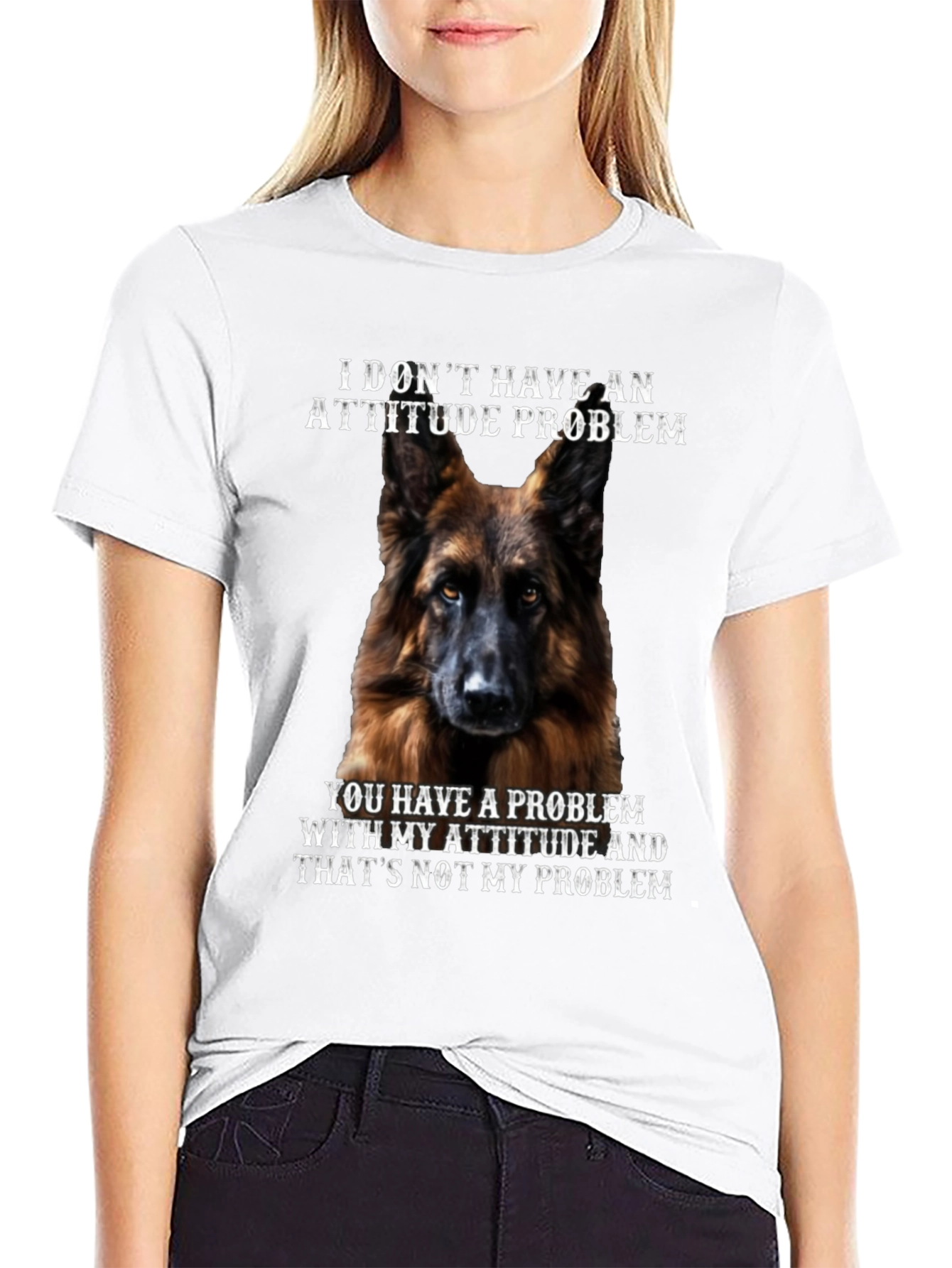 Dog Attitude Problem Graphic Tee