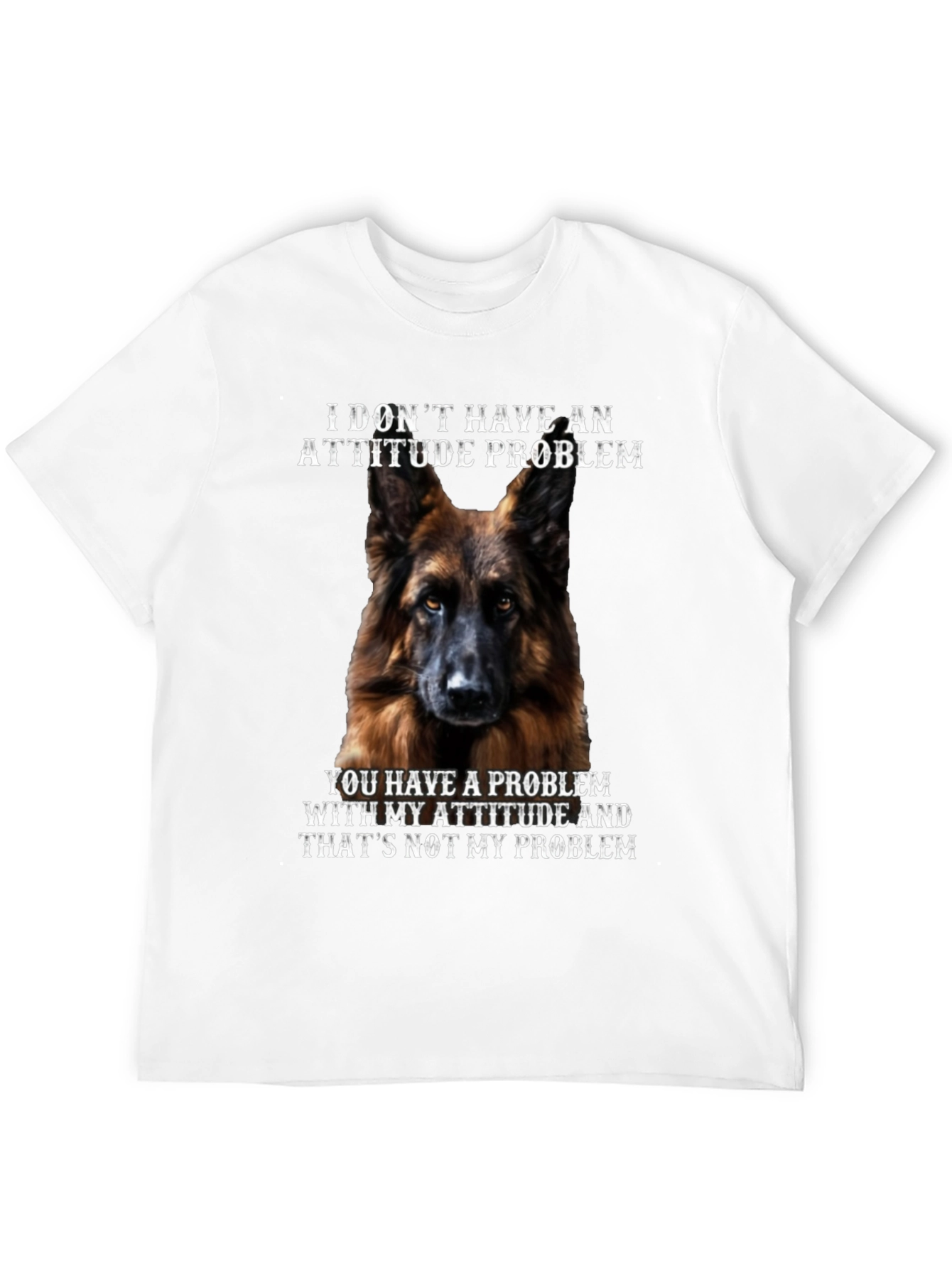 Dog Attitude Problem Graphic Tee