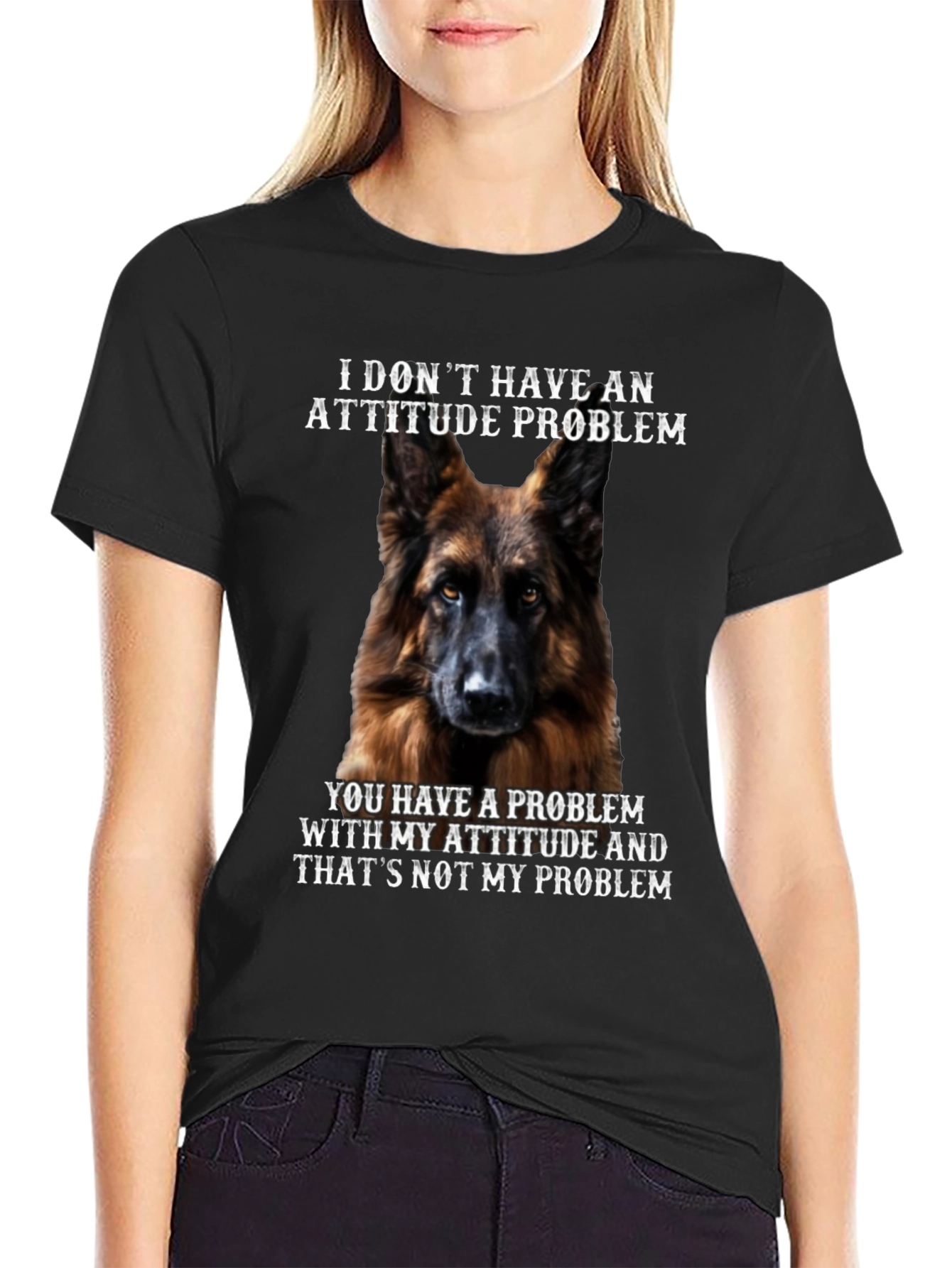 Dog Attitude Problem Graphic Tee