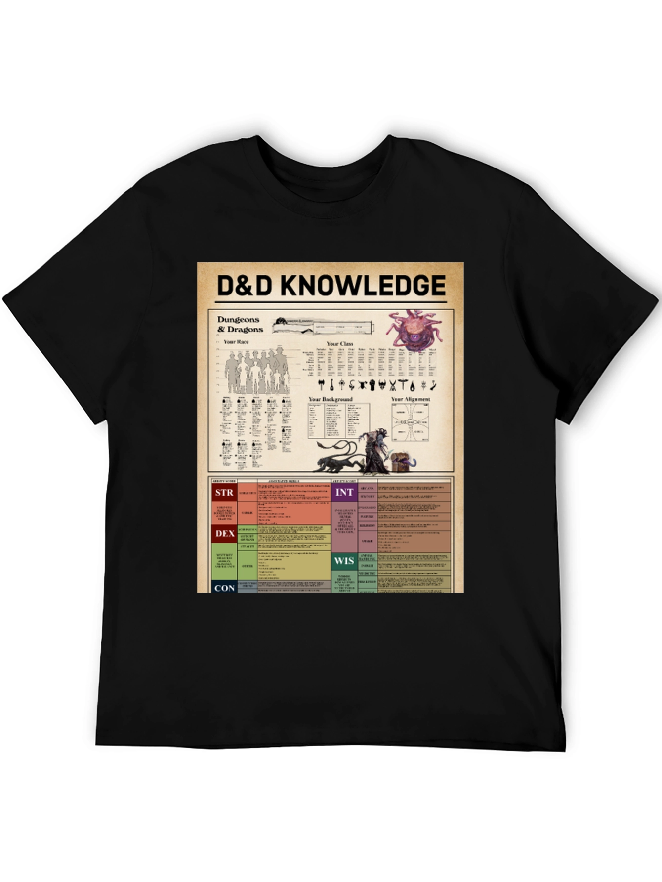 D&D Knowledge T-Shirt