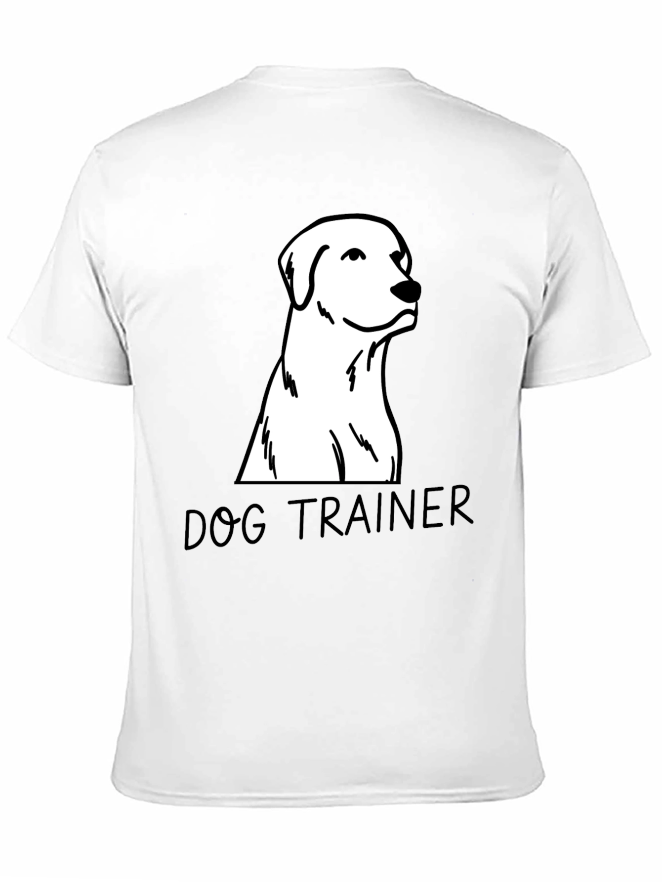 Dog Trainer T-Shirt - Black Canine Design
