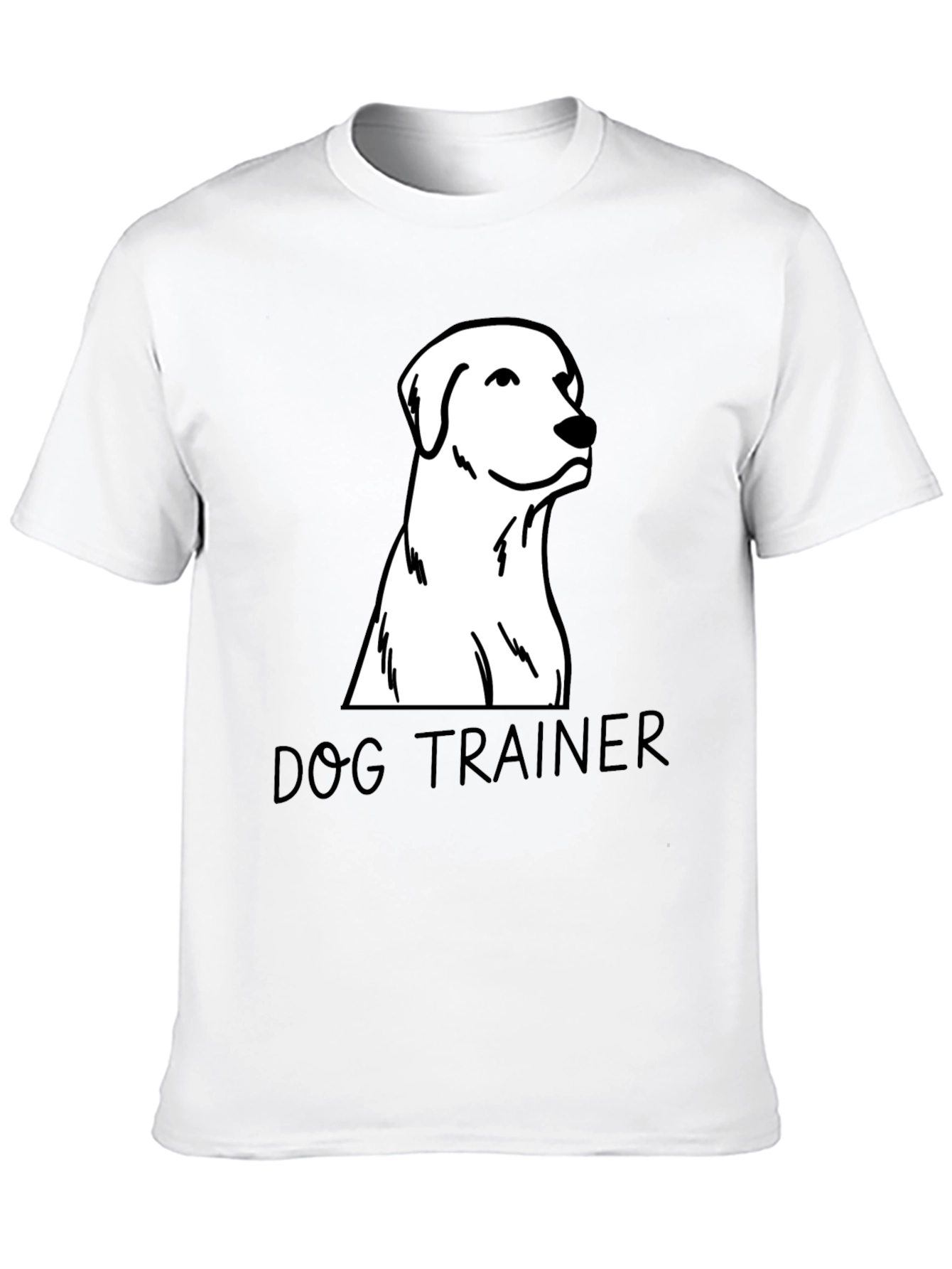 Dog Trainer T-Shirt - Black Canine Design