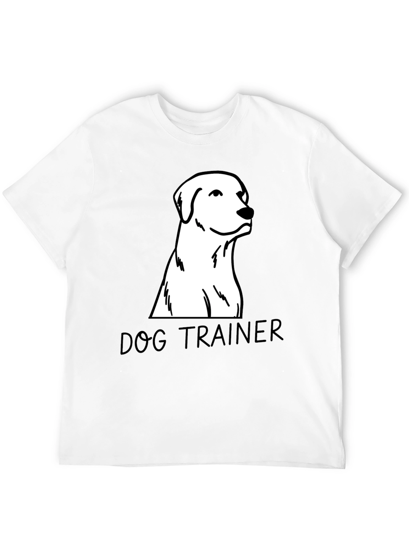 Dog Trainer T-Shirt - Black Canine Design