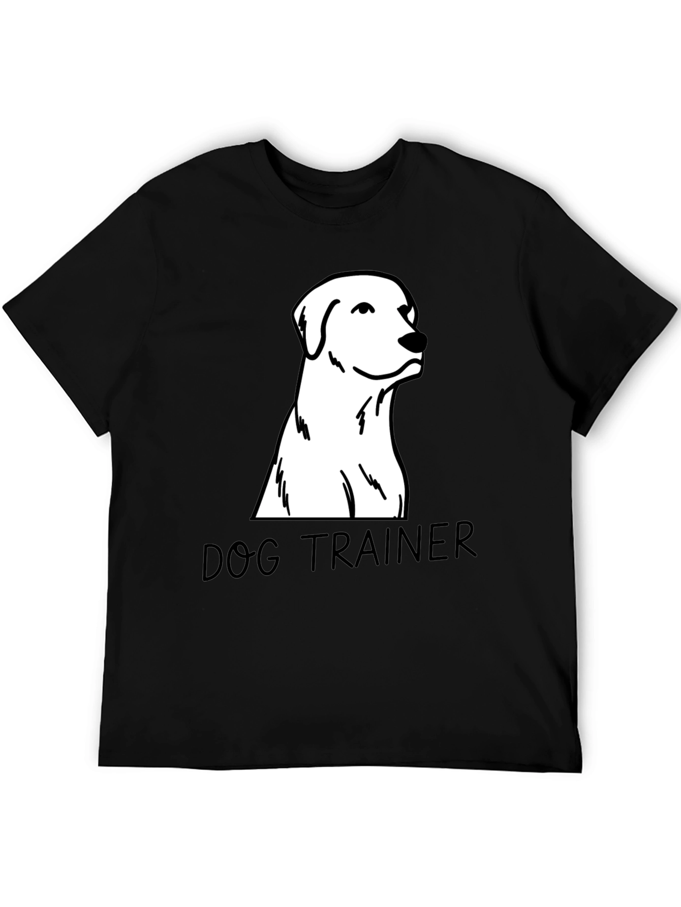 Dog Trainer T-Shirt - Black Canine Design