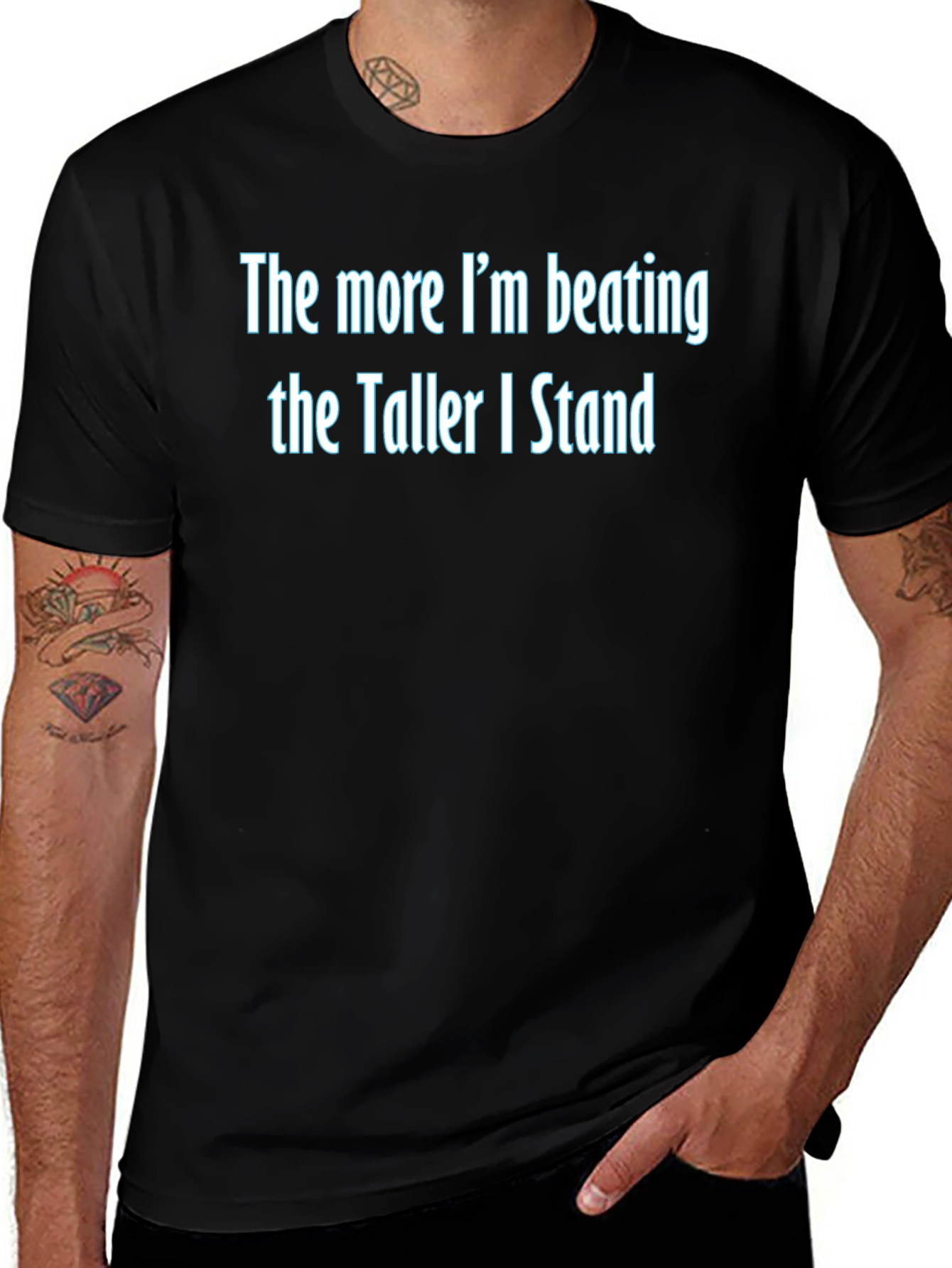 The More Im Beating Funny Graphic Tee