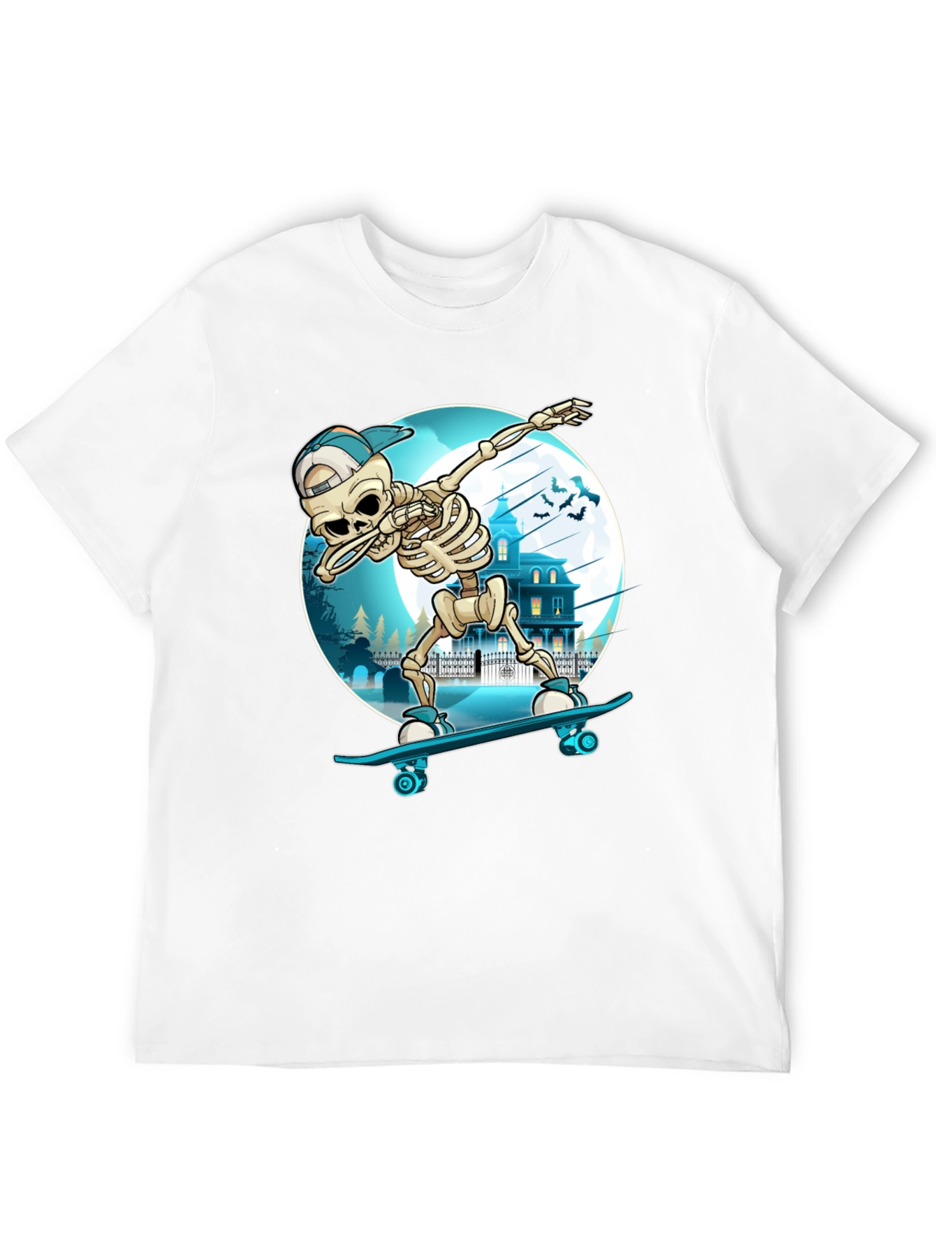 Skateboarding Skeleton Dab T-Shirt