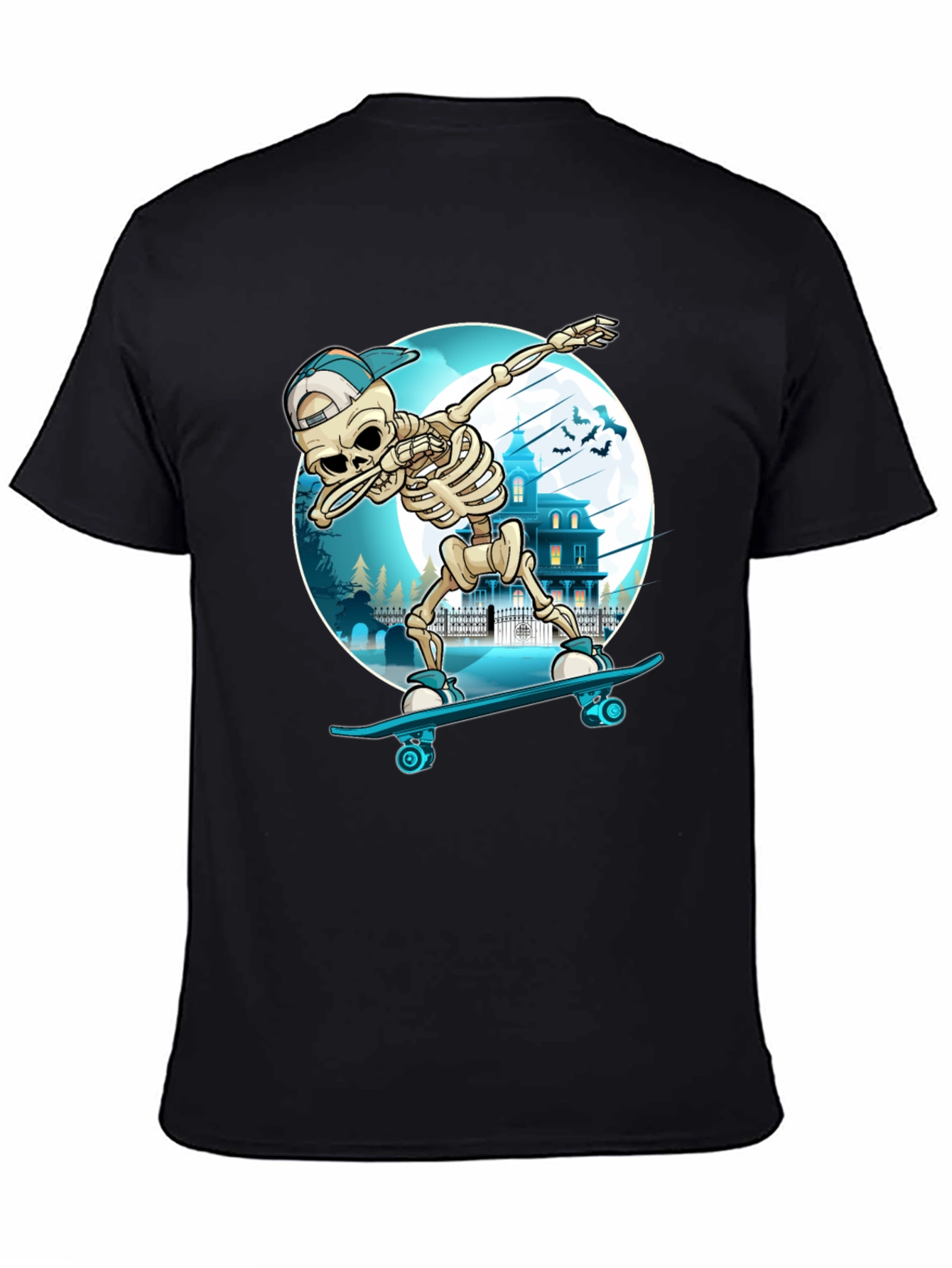 Skateboarding Skeleton Dab T-Shirt