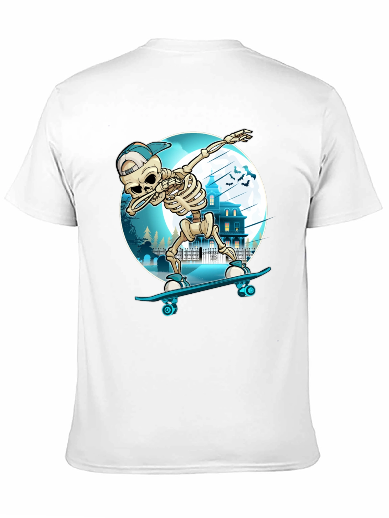 Skateboarding Skeleton Dab T-Shirt