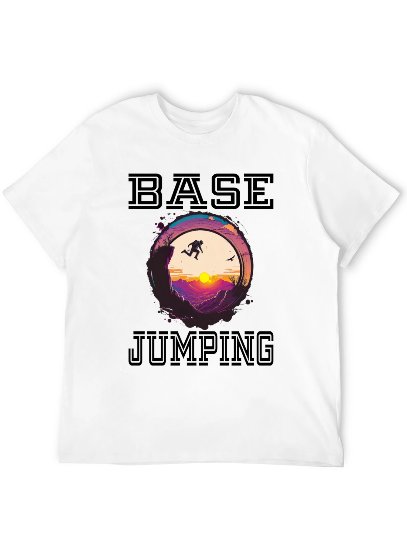 BASE Jumping Graphic Tee - Black