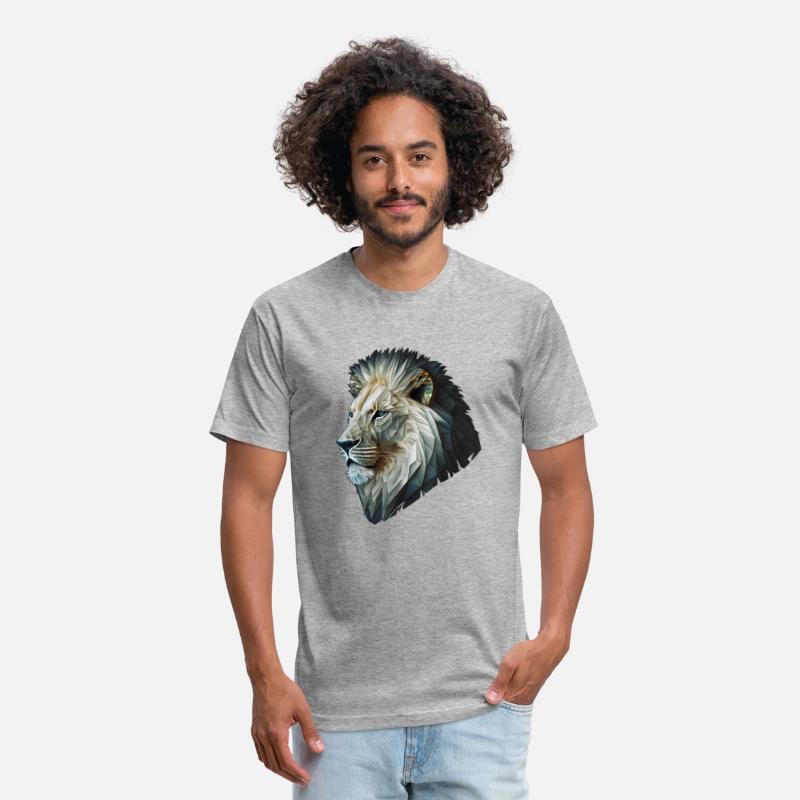 Polygon Animal Print White