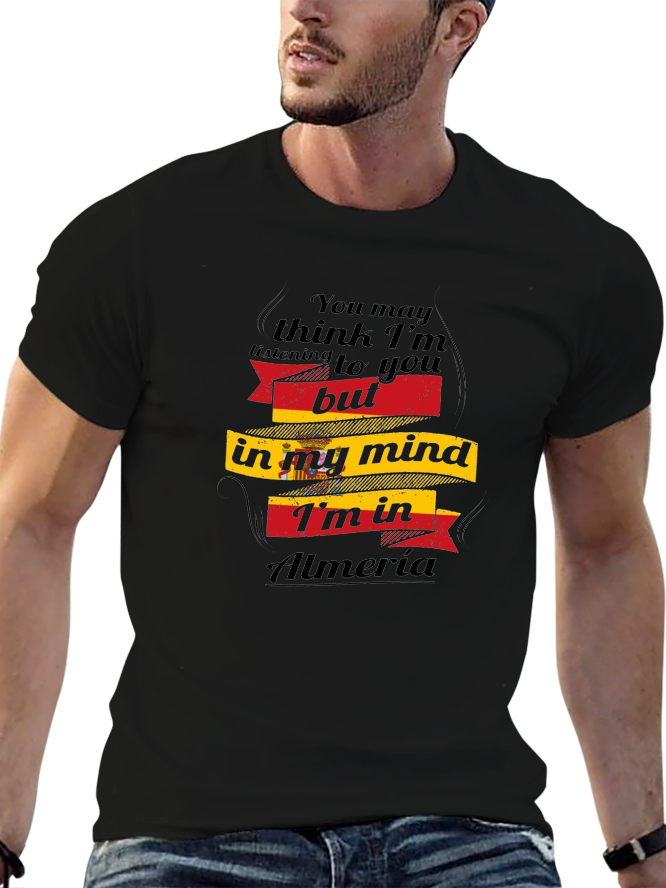 Almeria Mind T-Shirt Spain Travel Vacation Souvenir Tee