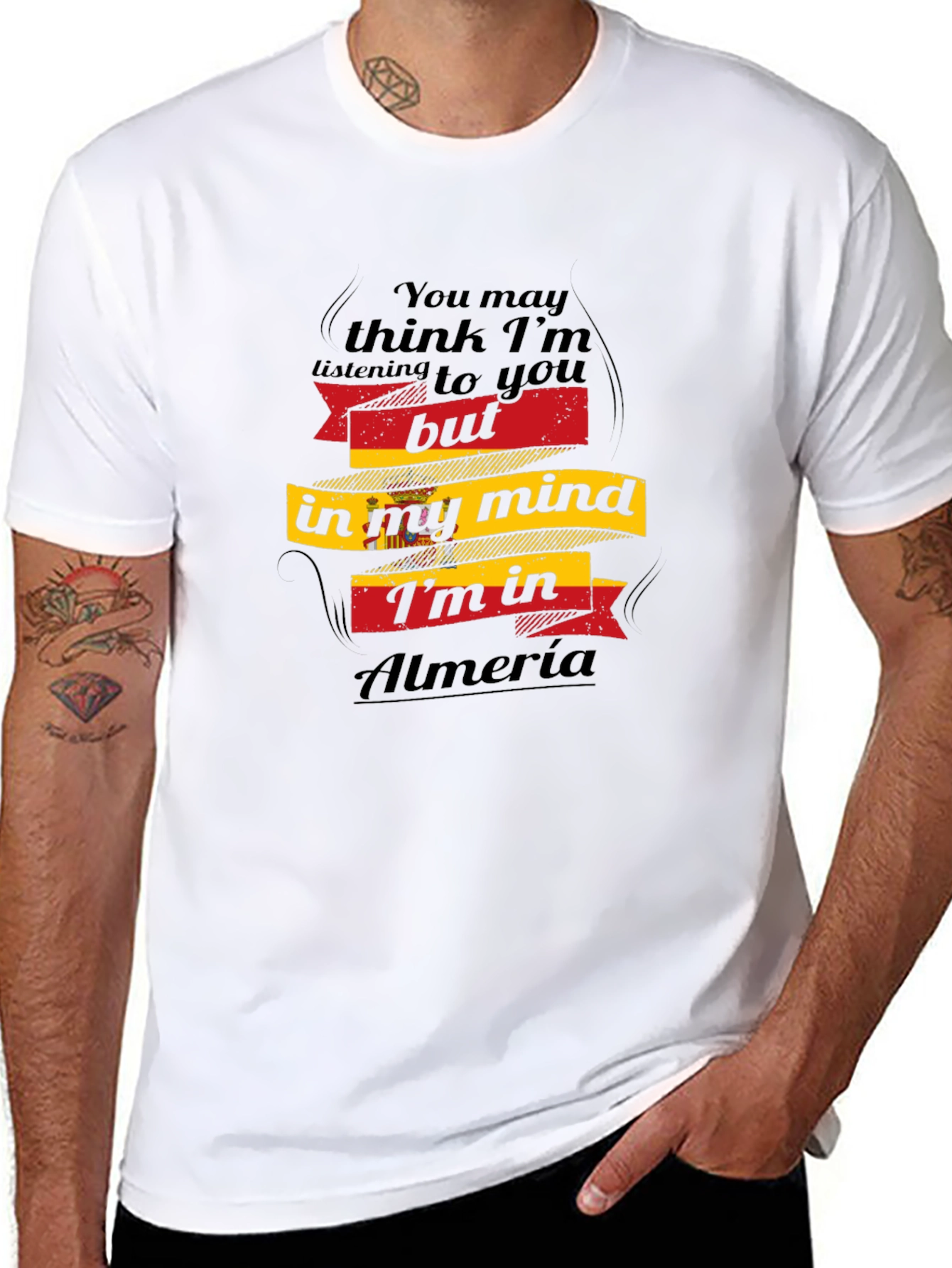 Almeria Mind T-Shirt Spain Travel Vacation Souvenir Tee