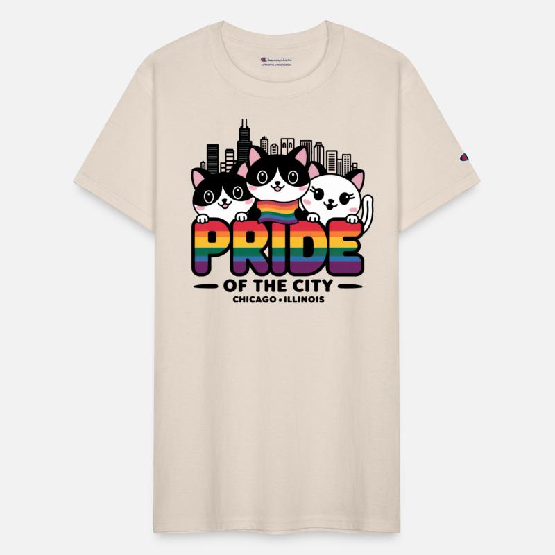 Pride of Chicago City Illinois USA Rainbow Flag