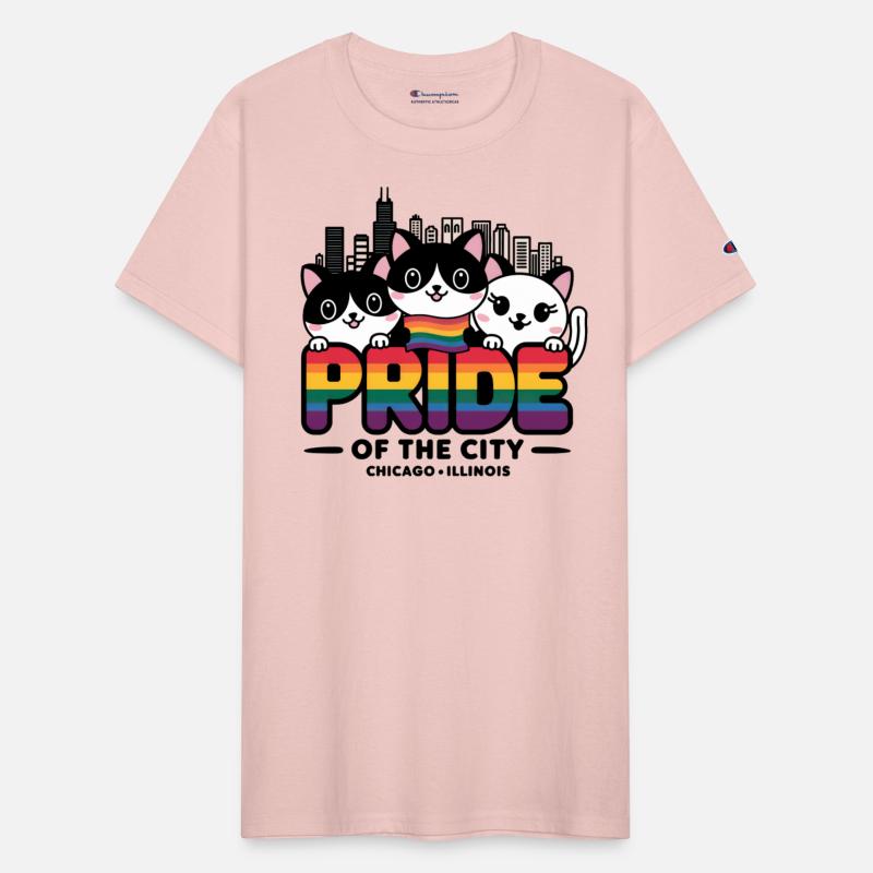 Pride of Chicago City Illinois USA Rainbow Flag