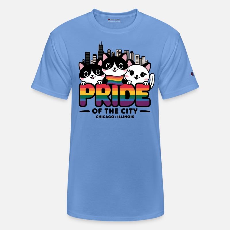 Pride of Chicago City Illinois USA Rainbow Flag