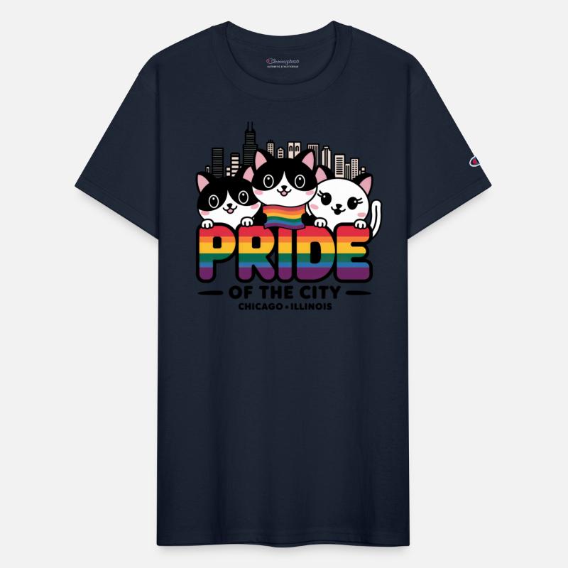 Pride of Chicago City Illinois USA Rainbow Flag