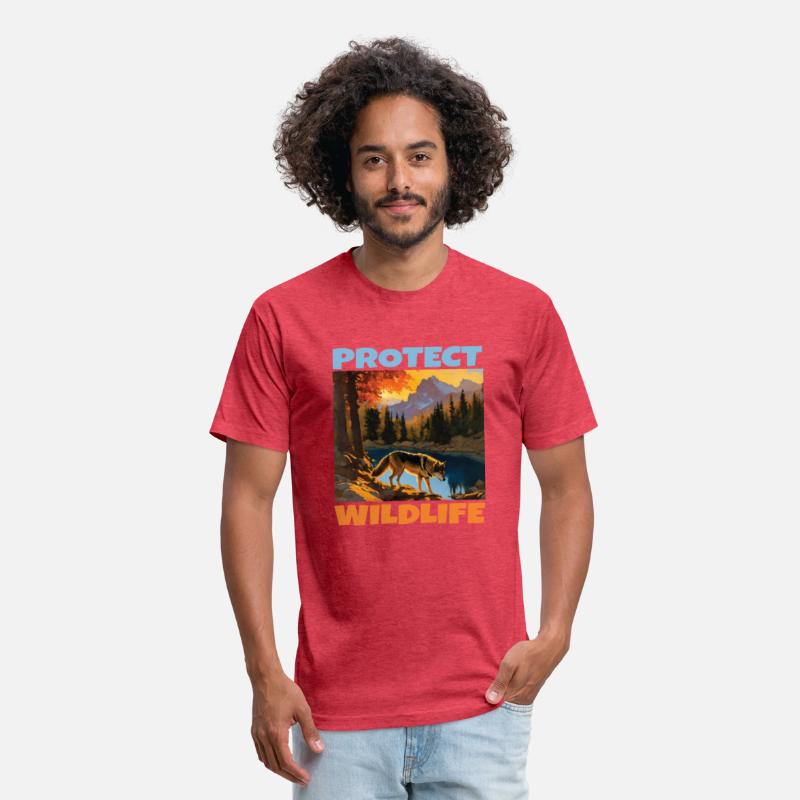 PROTECT WILDLIFE WOLF BLUE