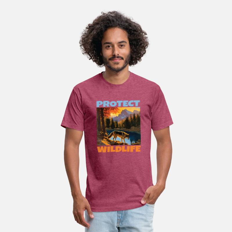 PROTECT WILDLIFE WOLF BLUE