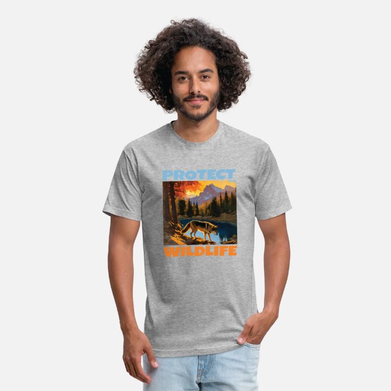 PROTECT WILDLIFE WOLF BLUE