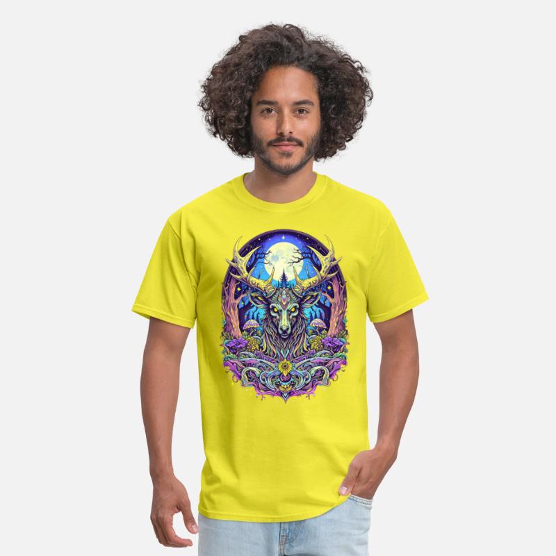 Psychedelic Forest Deer – Mystic Spirit Animal Art