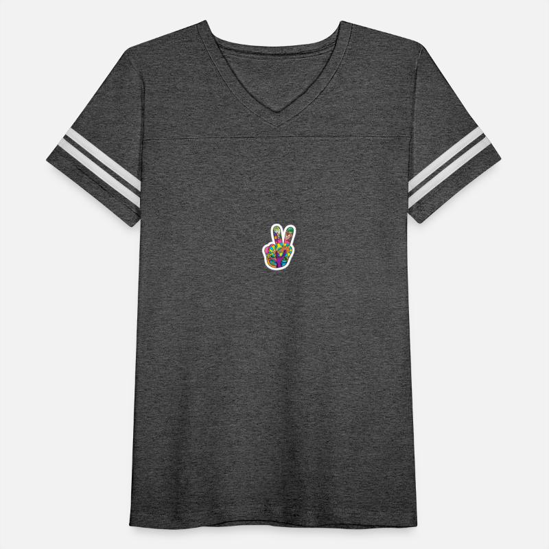 psychedelic hand peace sign hippie