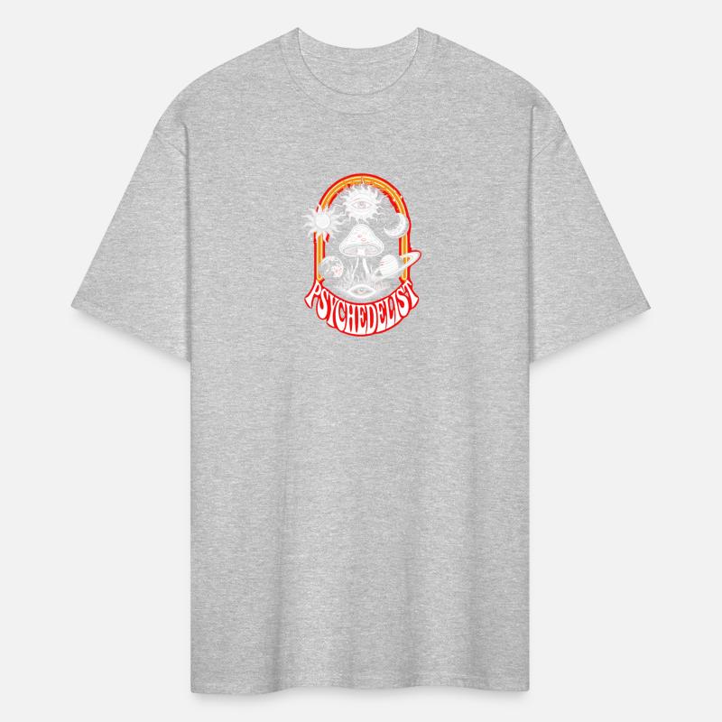 Psychedelic Mushrooms. Glowing Cosmic Design with