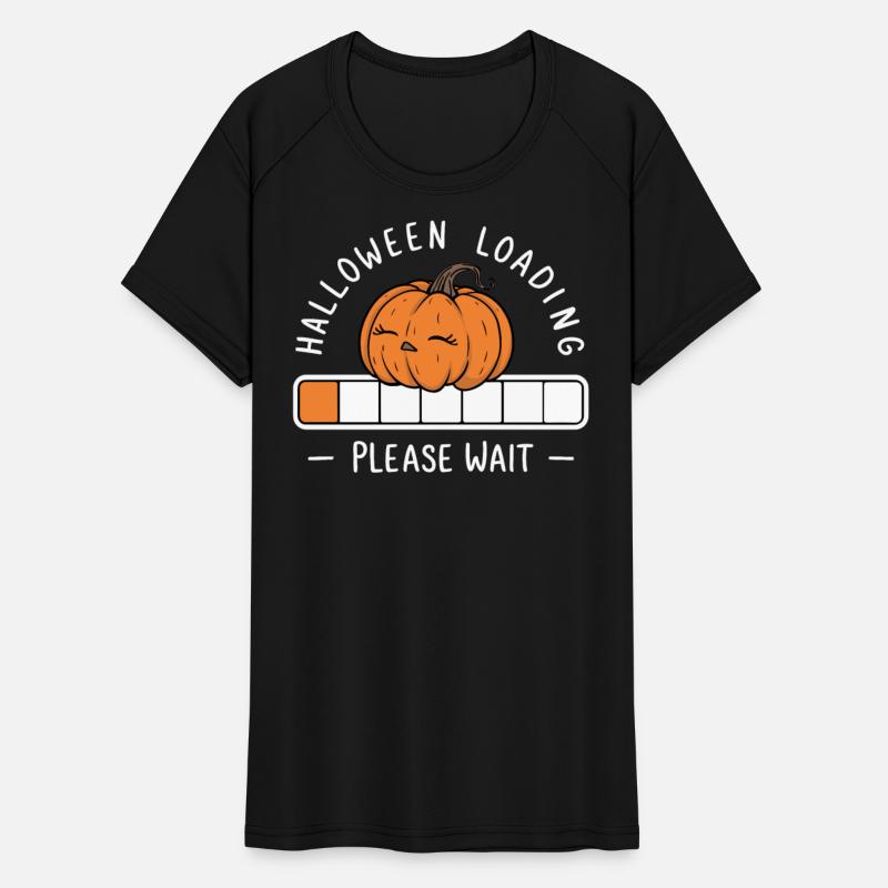 Pumpkin Saying Halloween Loading Please Wait