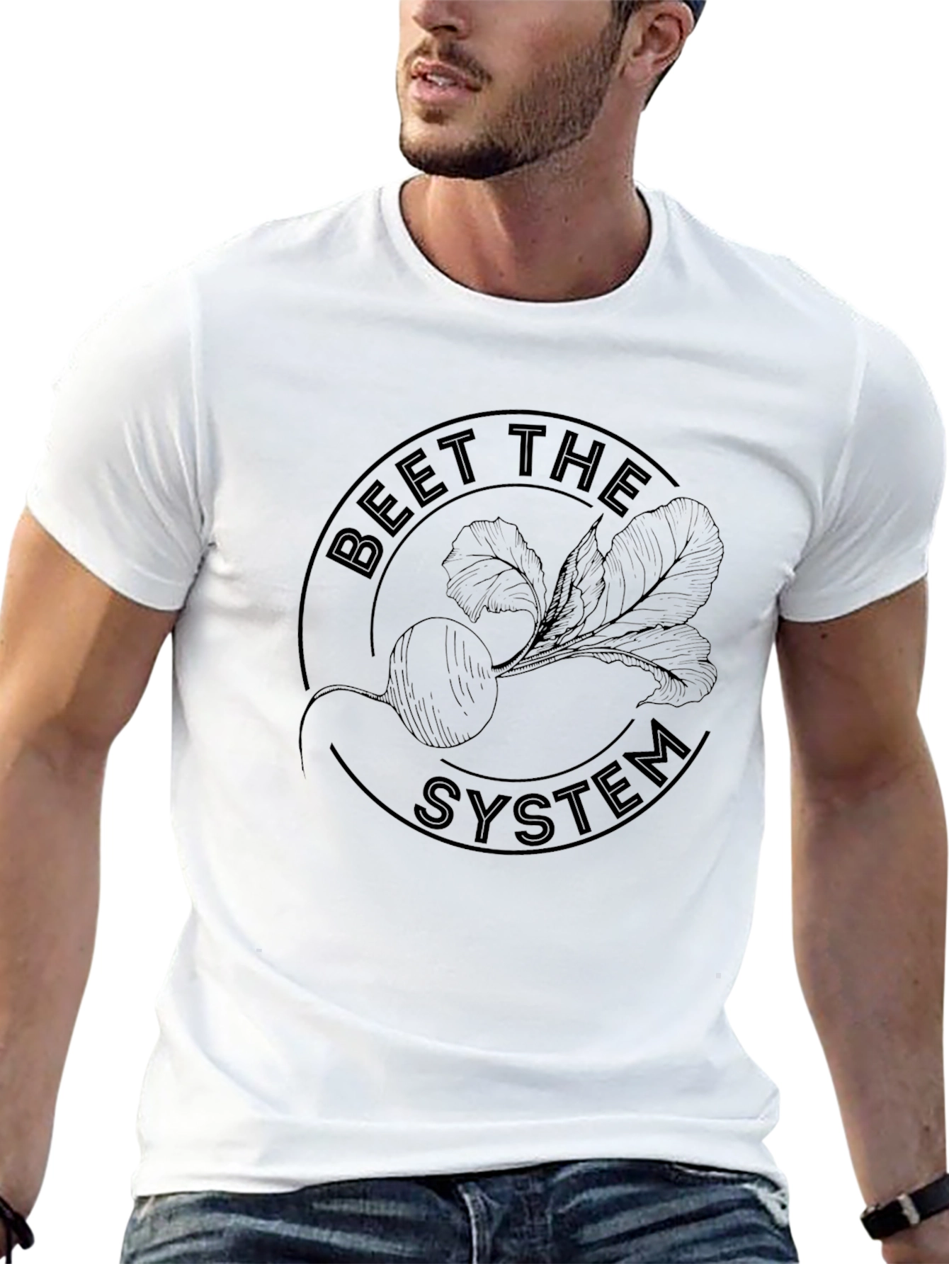 Beet The System Graphic Tee