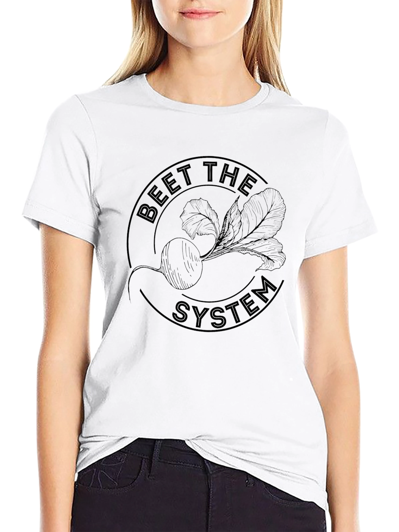 Beet The System Graphic Tee