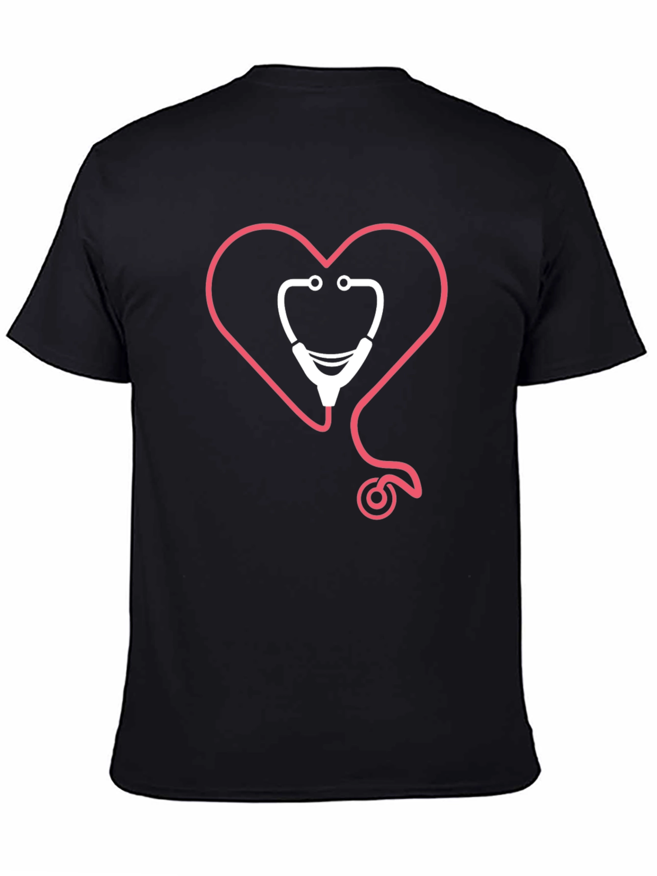 Heart Stethoscope Graphic Tee - Medical Love