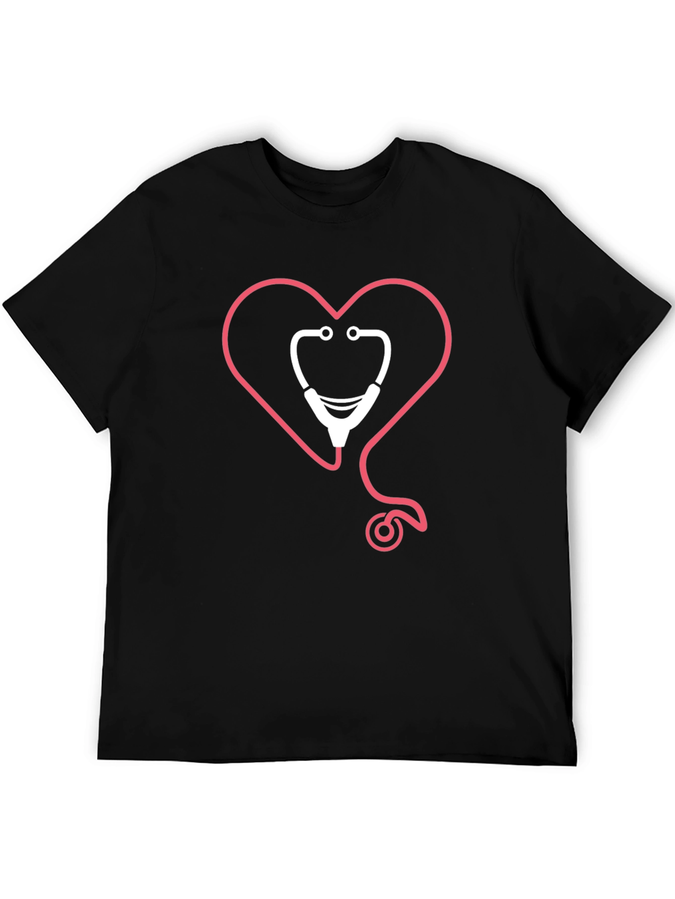 Heart Stethoscope Graphic Tee - Medical Love