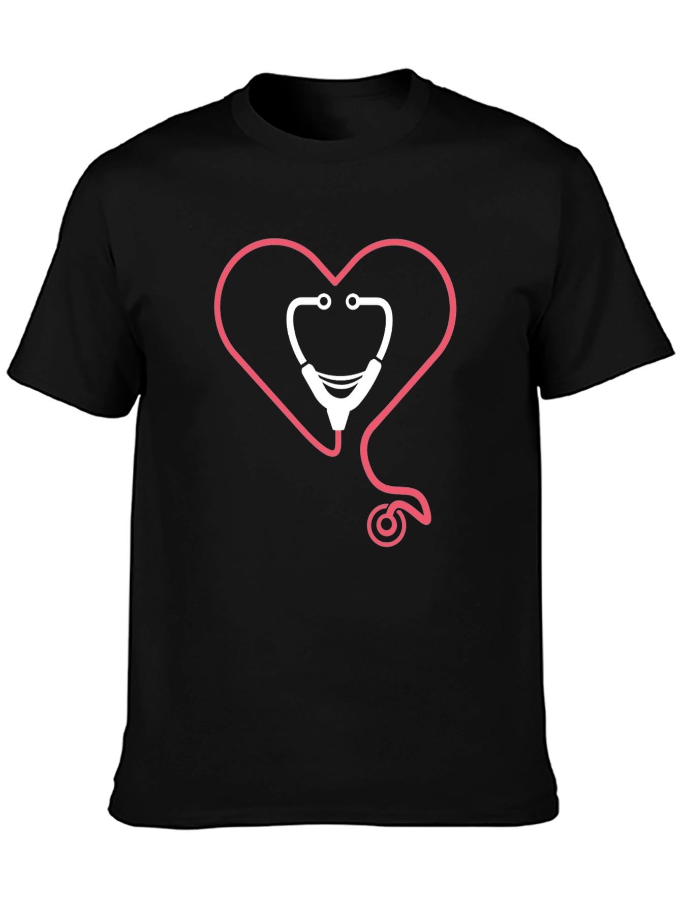 Heart Stethoscope Graphic Tee - Medical Love