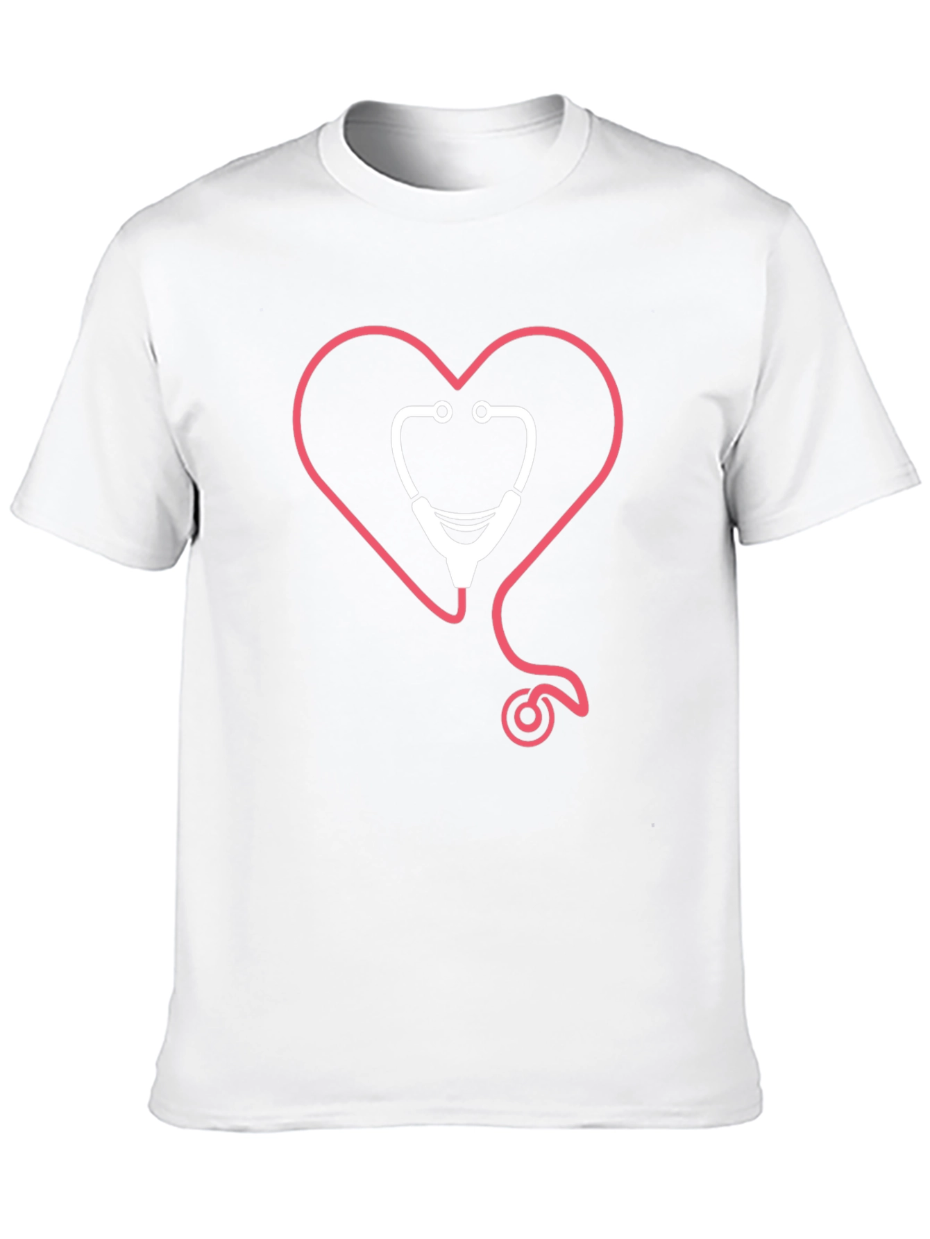 Heart Stethoscope Graphic Tee - Medical Love